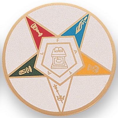 Round Metal flat - Eastern Star