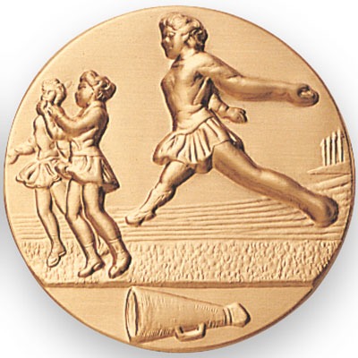 Round Metal flat - Cheerleader