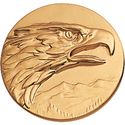 Round Metal flat - Eagle