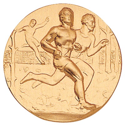 Round Metal flat - Men Runners