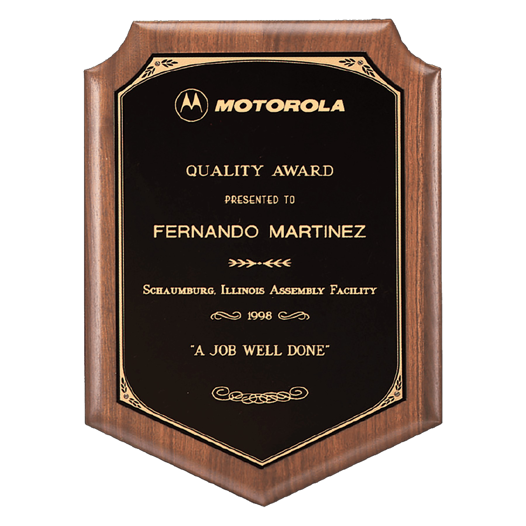 American Walnut Shield