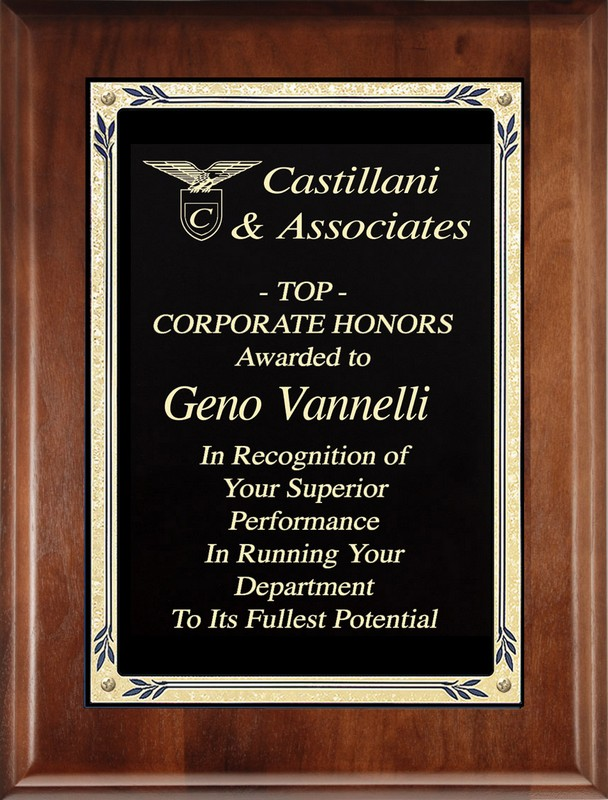 Presidential Plaque