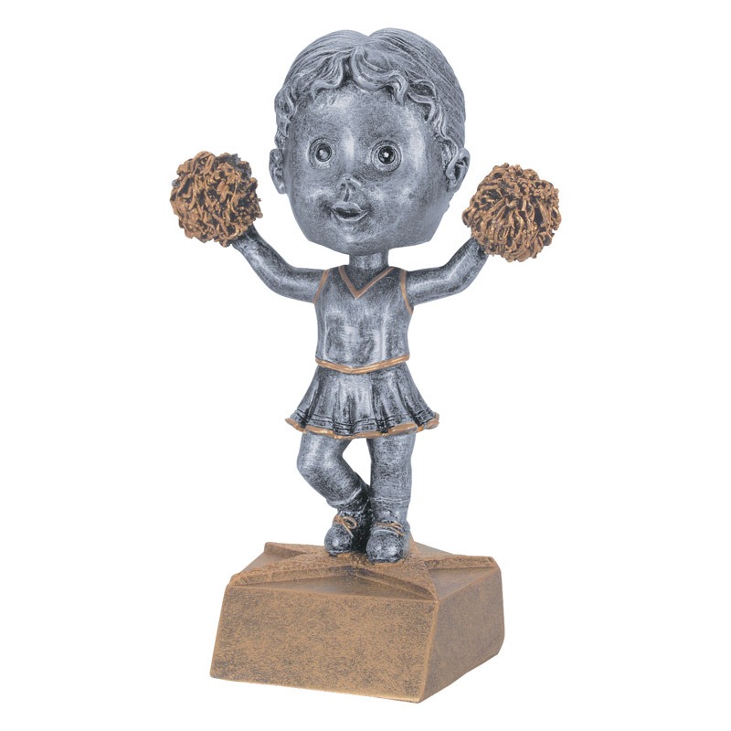 Resin Cheer Bobblehead Female