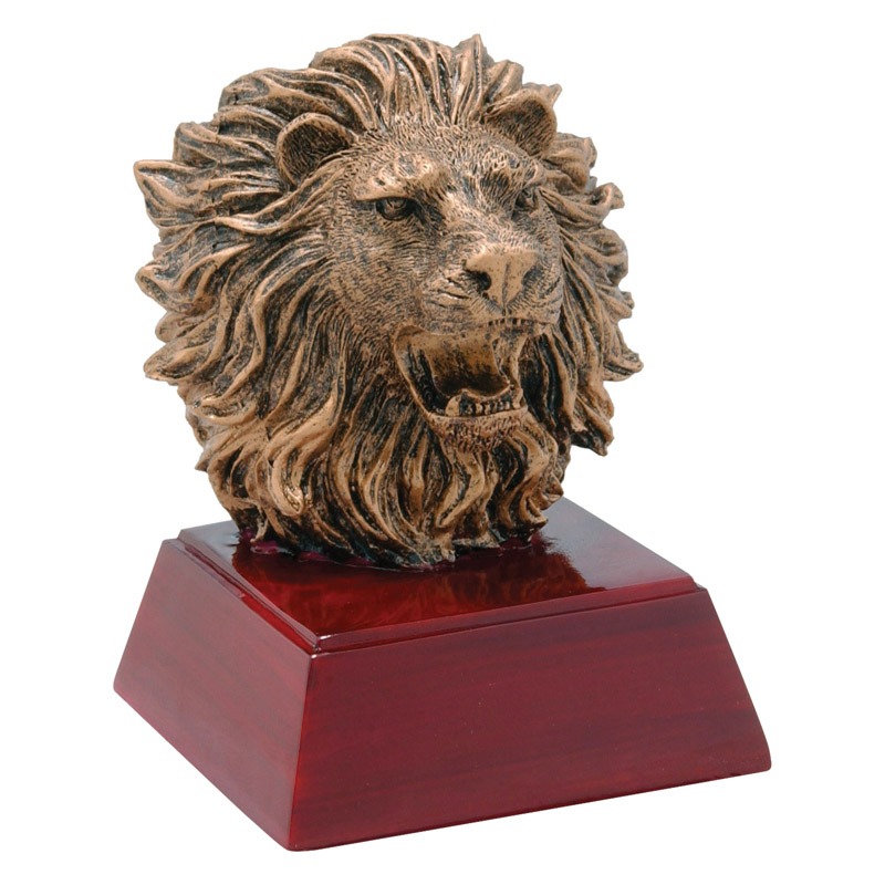Resin Lionhead on Base