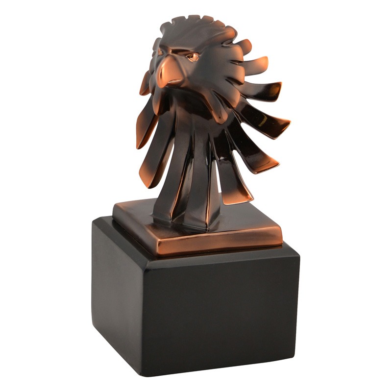Resin Eagle Head on Base
