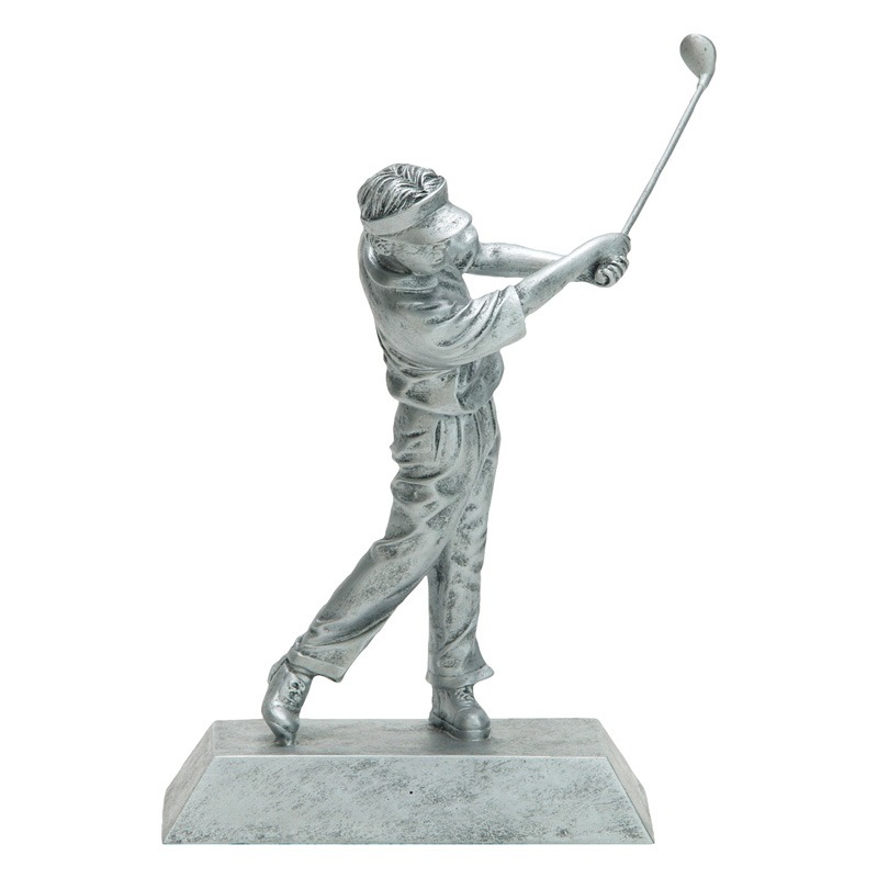 Resin Pewter Golfer