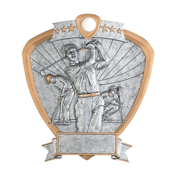 Resin Golf Shield Male