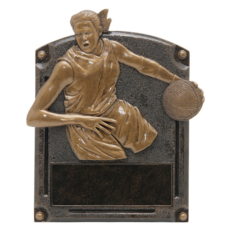 Resin Legend of Fame Basketball -- Female-  6 1/2